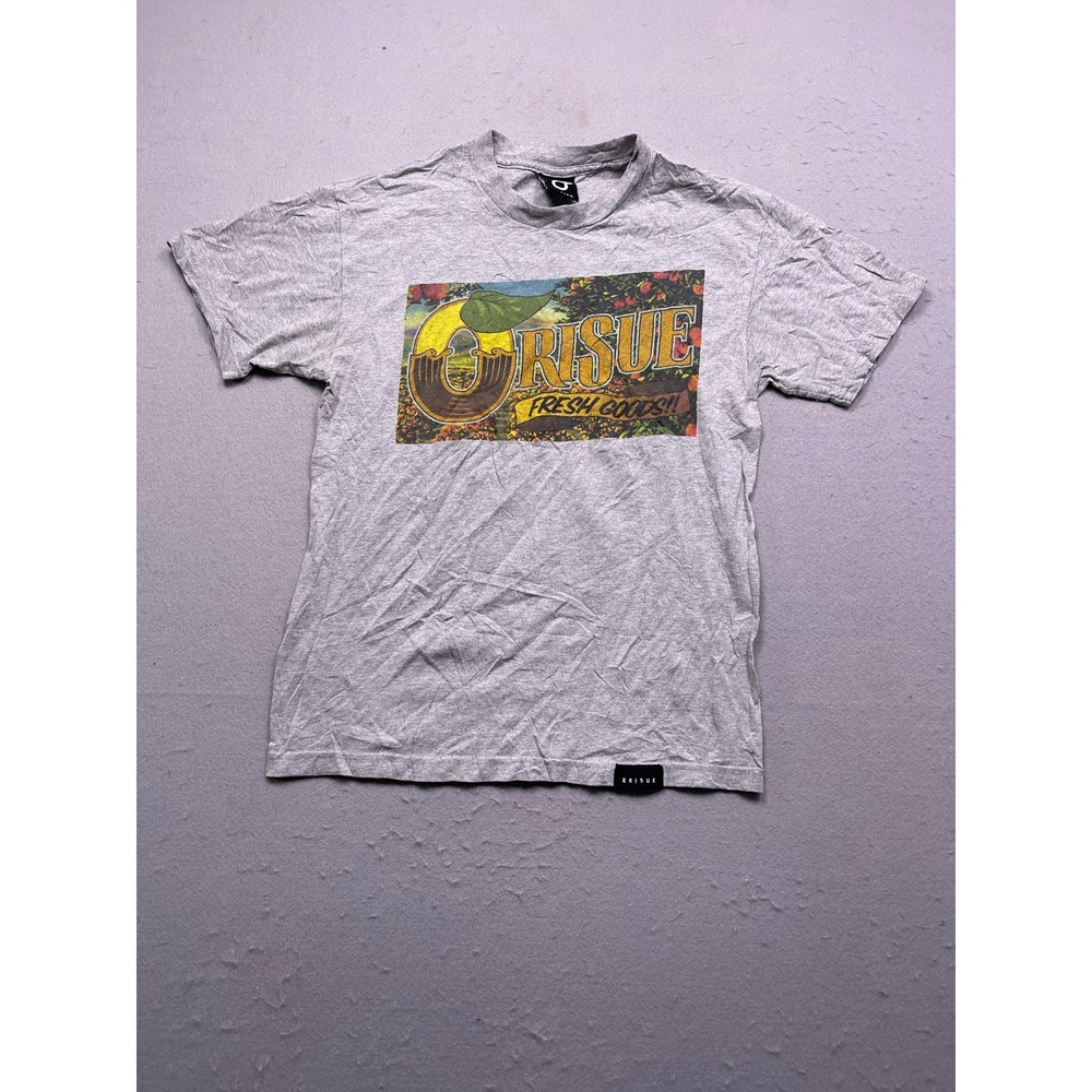 Orisue T Shirt Fresh Goods Graphic Cotton Gray Medium Mens